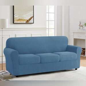 SyMax Sofa SlipCovers new in packaging Steel Blue
